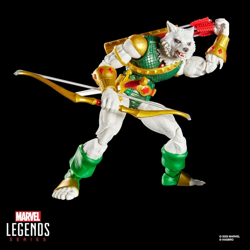 Spider-Man Legends x Magic the Gathering: Man-Wolf Action Figure and Card Toys & Games Marvel