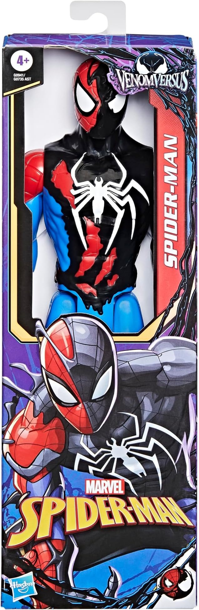 Spider-Man Venomversus: Titan Hero Series Spider-Man Action Figure Toys & Games Marvel