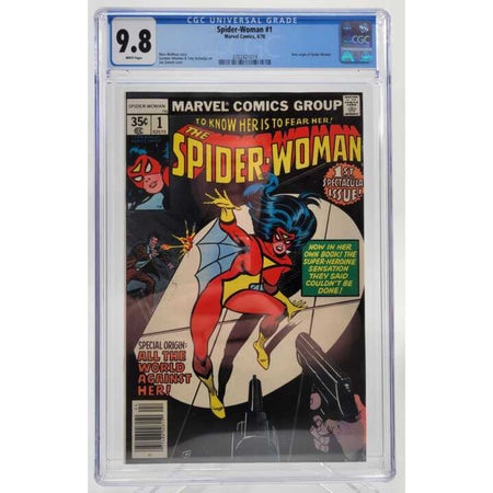 Spider-Woman: #1 [CGC 9.8 Joe Sinnott CVR Newsstand] 1978 Comics Marvel Comics
