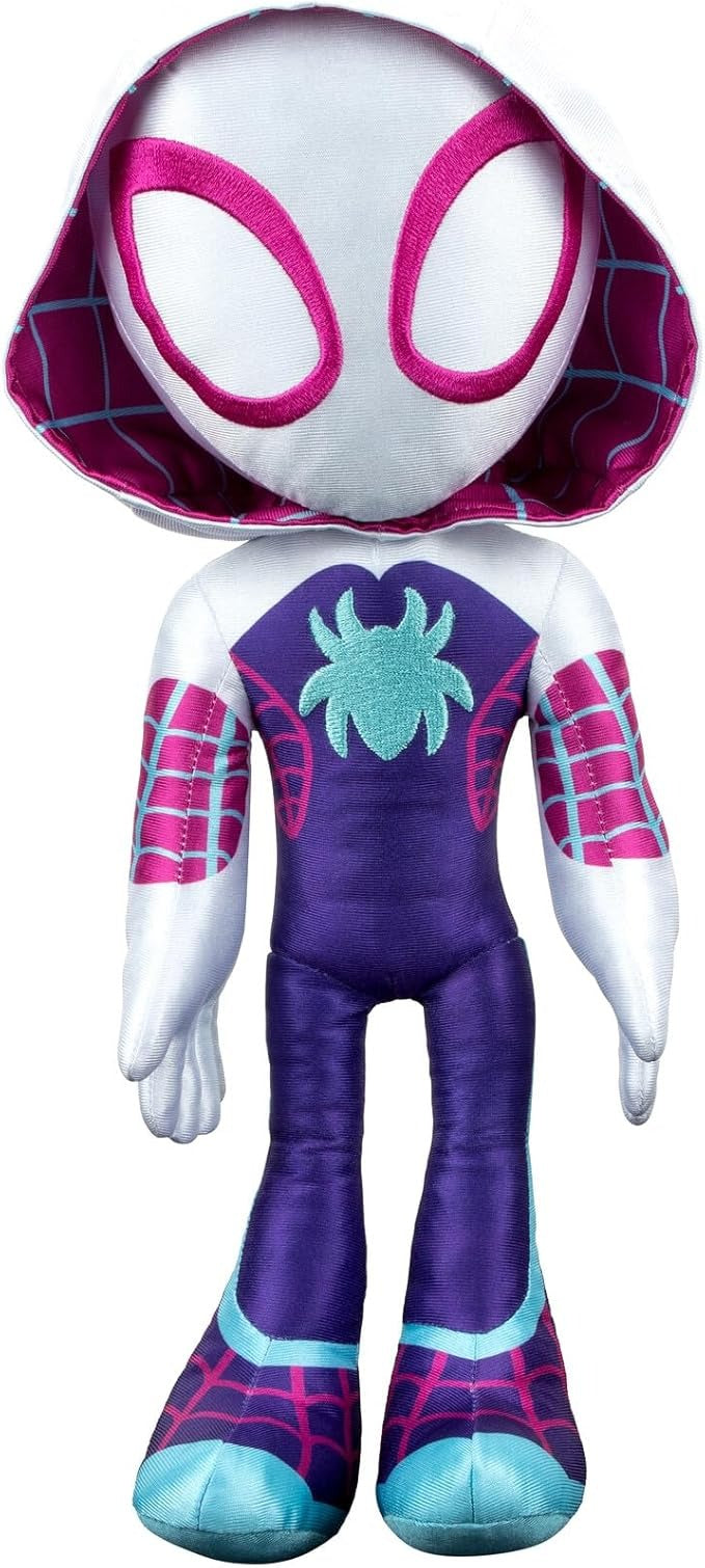 Spidey and His Amazing Friends: My Friend Ghost-Spider - 16” Plush Toys & Games Jazwares