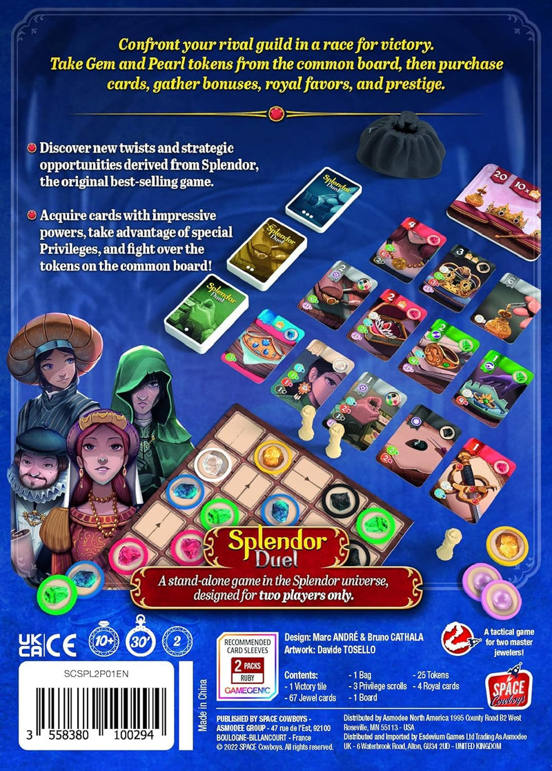 Splendor Duel [Board Games, 2 Players] Board Game Space Cowboys   