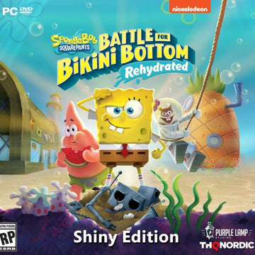 Spongebob Squarepants: Battle For Bikini Bottom Rehydrated - Shiny Edition [Nintendo Switch] Nintendo Switch Video Game THQ Nordic