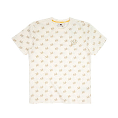 Giordano X Milk Mocha Bear: Monogram (Beige) T-Shirts Milk Mocha Bear