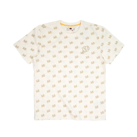 Giordano X Milk Mocha Bear: Monogram (Beige) T-Shirts Milk Mocha Bear