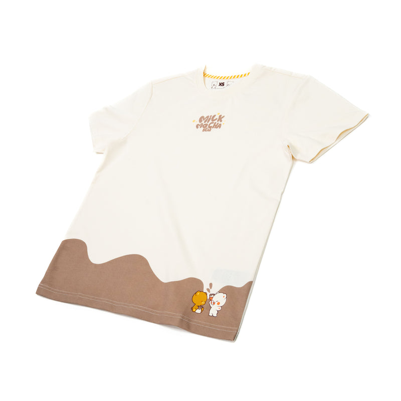 Giordano X Milk Mocha Bear: Painting Around T-Shirts Milk Mocha Bear