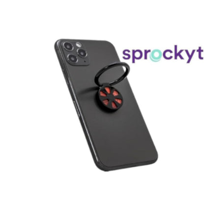 Sprockyt Phone Grip [Black/Cheetah] Electronics Killer Concepts   