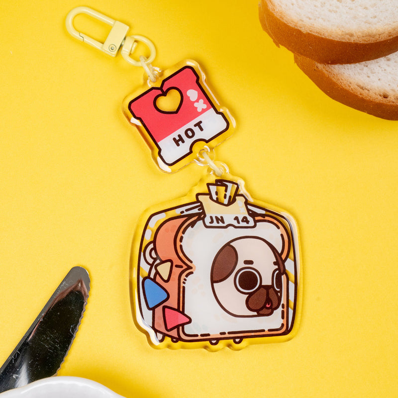 Fresh Bread Puglie Acrylic Keychain Accessory Puglie Mart