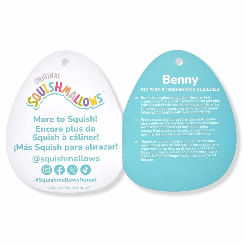 Squishmallows: Benny the Bigfoot 12" Plush Toys & Games Jazwares
