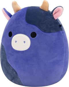 Squishmallows: Ingred the Purple and Black Spotted Cow - 8" Plush Toys & Games Jazwares