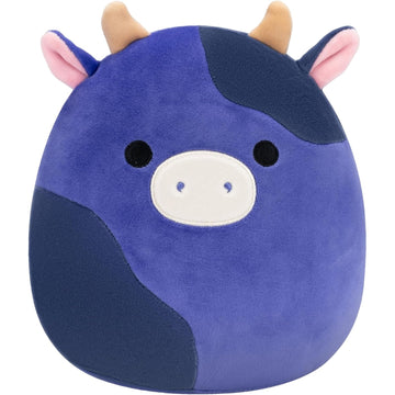 Squishmallows: Ingred the Purple and Black Spotted Cow - 8" Plush Toys & Games Jazwares