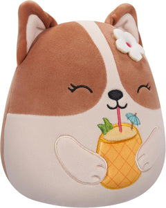 Squishmallows: Regina the Corgi - 7.5" Plush Toys & Games Jazwares