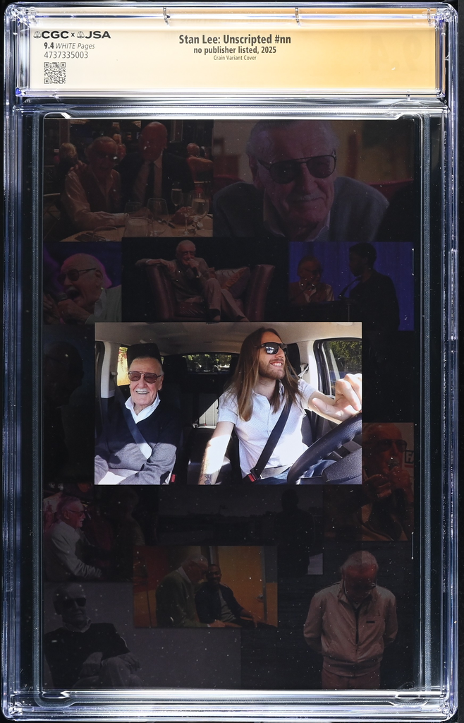 Stan Lee Unscripted [Clayton Crain CGC 9.4  NYCC Signed CVR] 2025