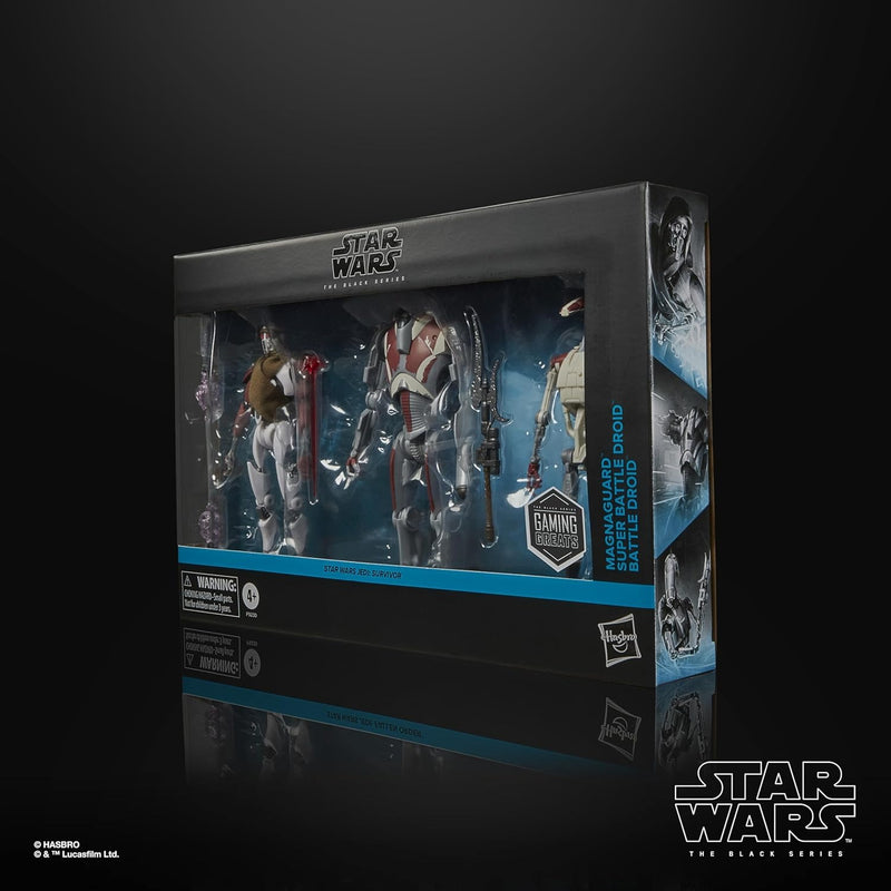 Star Wars Black Series: Jedi Survivor 3-Pack - Magnaguard / Super Battle Droid / Battle Droid Toys & Games Hasbro