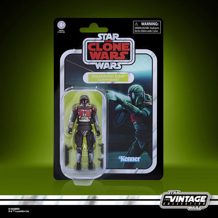 Star Wars Clone Wars: Mandalorian Super Commando Toys & Games Hasbro