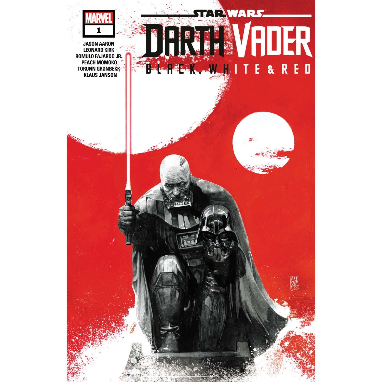 Star Wars: Darth Vader Black White and Red: #1 [Alex Maleev CVR A] 2023 Comics Marvel Comics
