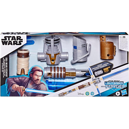 Star Wars: Lightsaber Forge - Jedi Master Obi-Wan Kenobi Electronic Lightsaber Building Kit Toys & Games Hasbro   