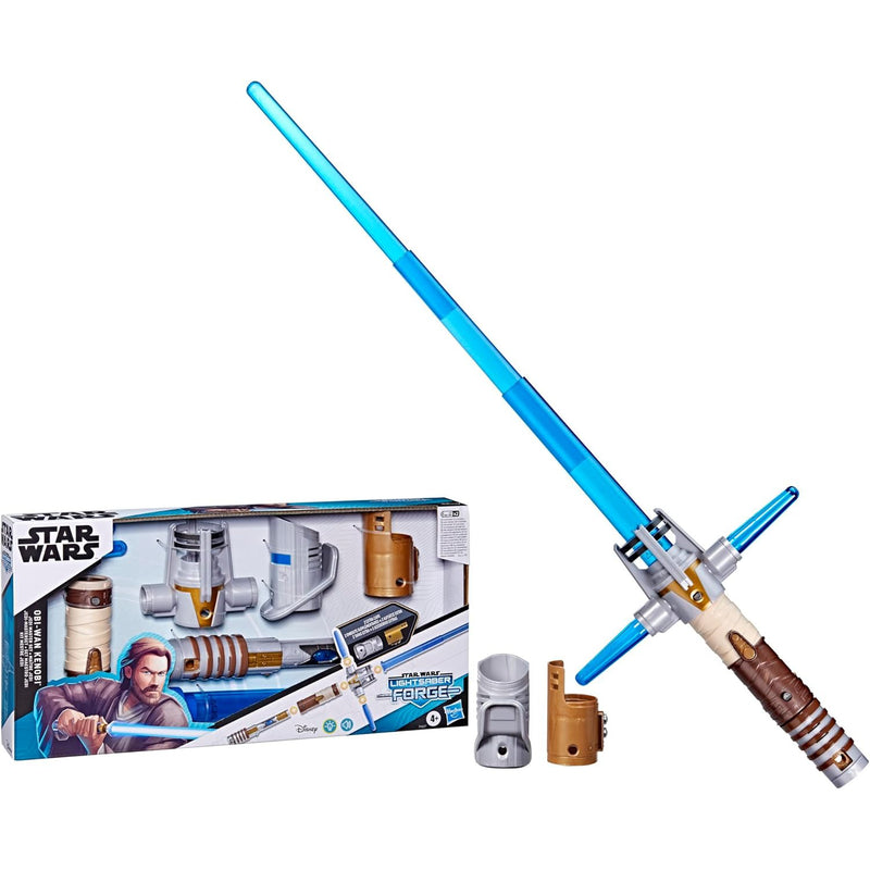 Star Wars: Lightsaber Forge - Jedi Master Obi-Wan Kenobi Electronic Lightsaber Building Kit Toys & Games Hasbro   