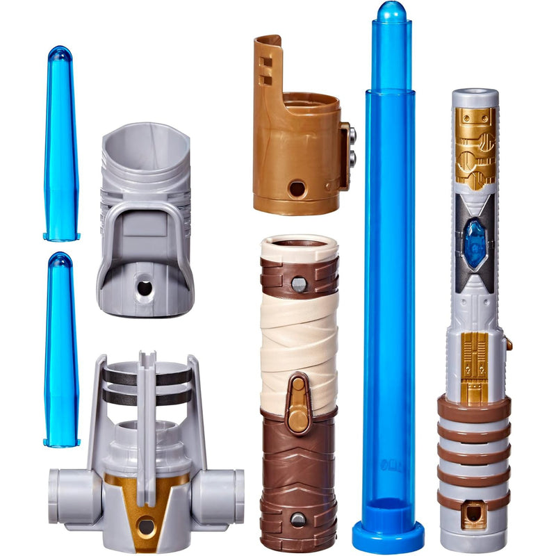 Star Wars: Lightsaber Forge - Jedi Master Obi-Wan Kenobi Electronic Lightsaber Building Kit Toys & Games Hasbro   