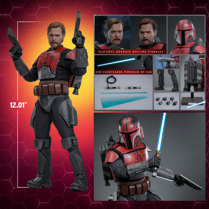 Star Wars: Obi-Wan Mandalorian Armor Scale Figure Toys & Games Hot Toys