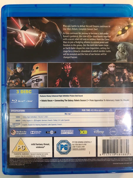 Star Wars Rebels: Season Two [Blu-Ray] Blu-Ray Movie Disney   