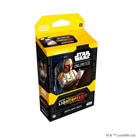 Star Wars Unlimited: Jump to Lightspeed Spotlight Deck: Boba Fett Card Game Fantasy