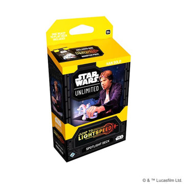 Star Wars Unlimited: Jump to Lightspeed Spotlight Deck: Han Solo Card Game Fantasy Flight Games