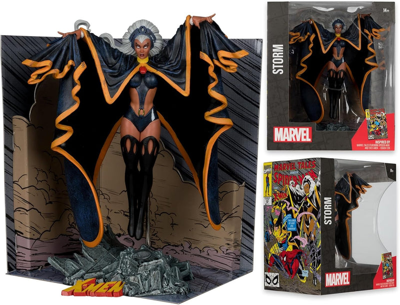 Storm: Marvel Tales Featuring Spider-Man and the X-Men - 1:10 Scale Figure Toys & Games McFarlane Toys