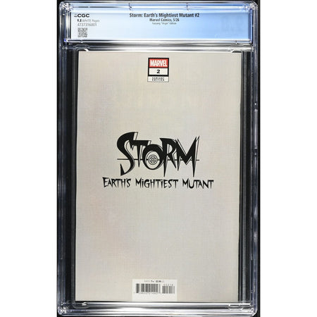 Storm Earth's Mightiest Mutant: #2 [Fan Yang CGC 9.8 Virgin 1:50] 2026 Comics Marvel Comics