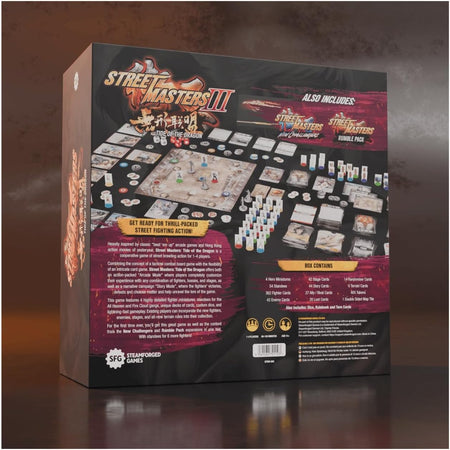 Street Masters II: Tide of the Dragon [Board Game, 1 - 4 Players] Board Game Steamforged Games