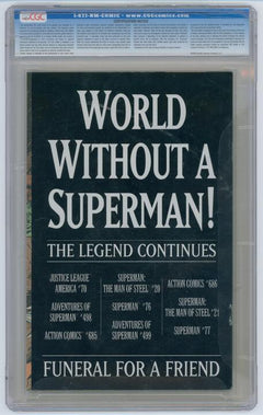 Superman: #75 [CGC 8.5 Jurgens and Breeding] 1993 Comics DC Comics