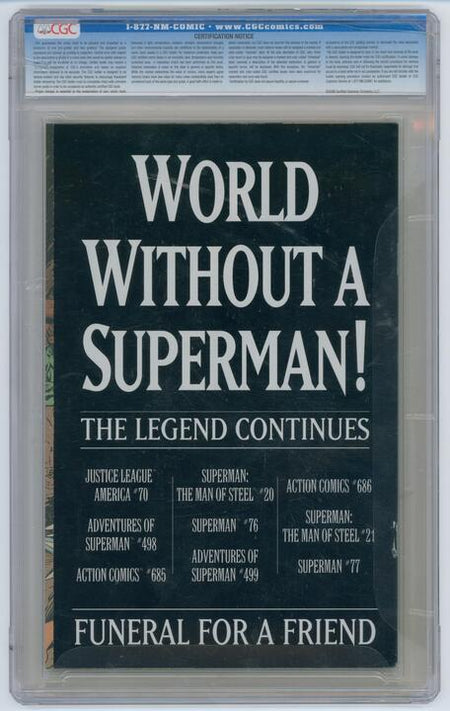 Superman: #75 [CGC 8.5 Jurgens and Breeding] 1993