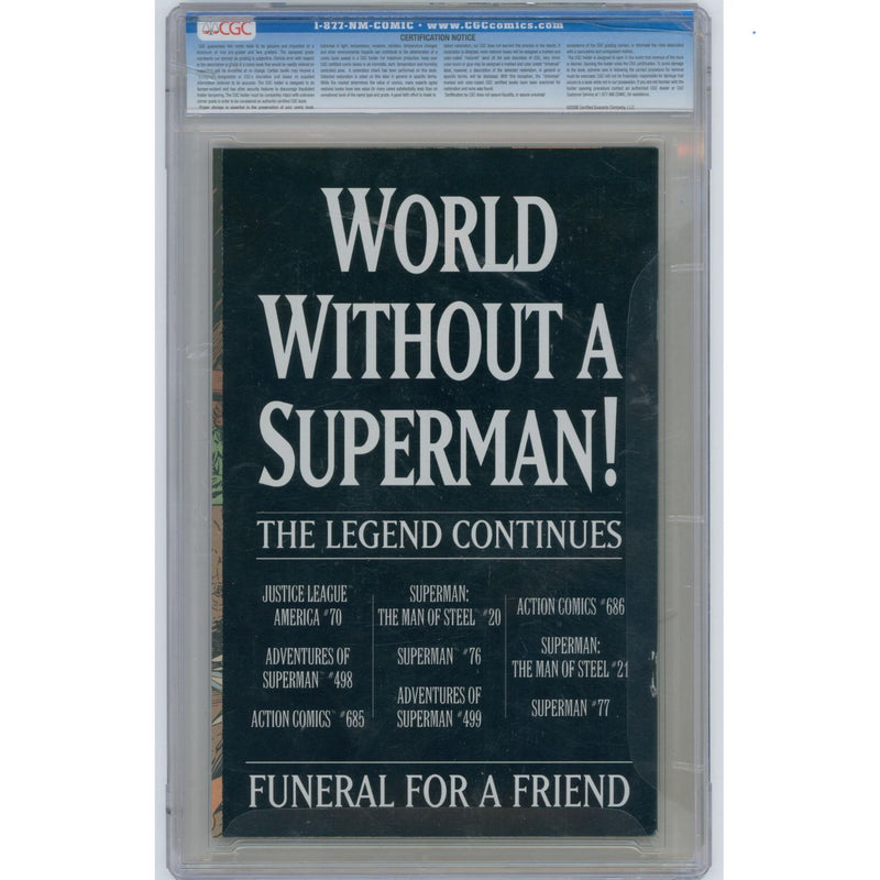Superman: #75 [Jurgens and Breeding CGC 8.5] 1993 Comics DC Comics