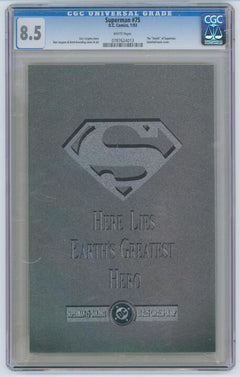 Superman: #75 [CGC 8.5 Jurgens and Breeding] 1993 Comics DC Comics