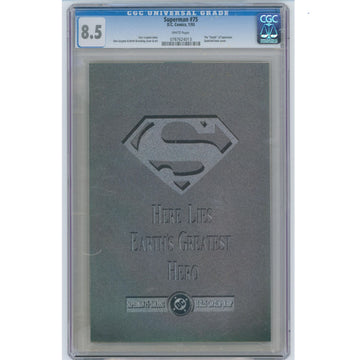 Superman: #75 [Jurgens and Breeding CGC 8.5] 1993 Comics DC Comics