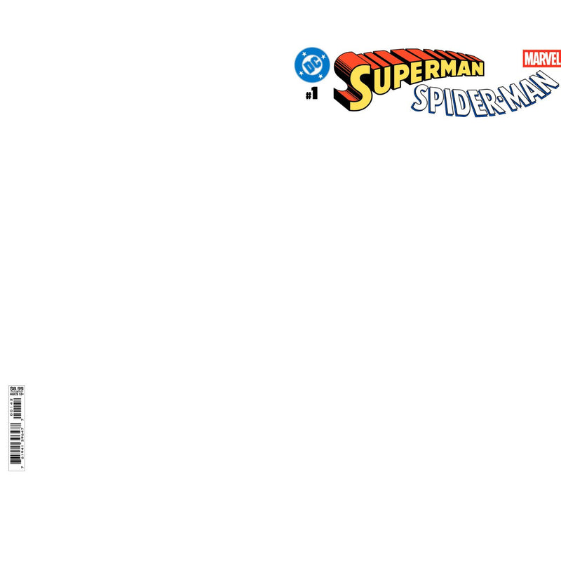 Superman/Spider-Man: #1 [Blank CVR Z] 2026 Comics DC Comics