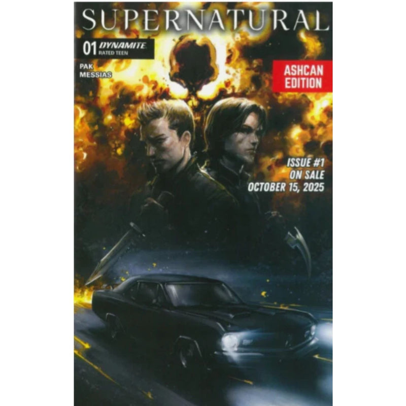 Supernatural: #1 [Clayton Crain Ashcan] 2025 Comics Dynamite Entertainment