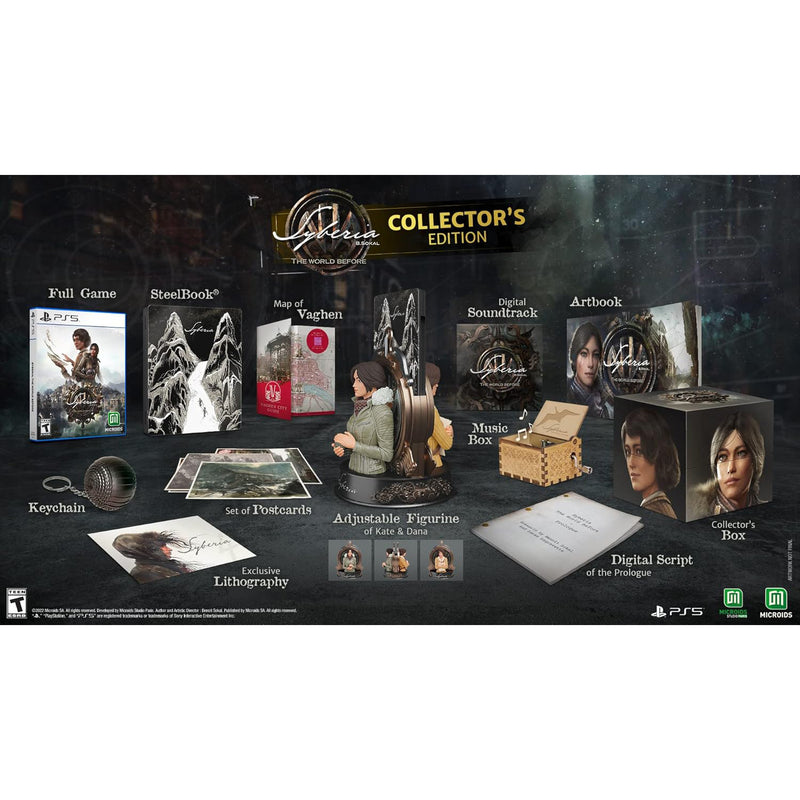 Syberia The World Before Collectors Edition [PlayStation 5] PlayStation 5 Video Game Microids   