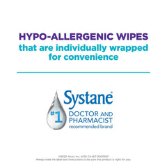 Systane Lid Wipes - Eyelid Cleansing Wipes - 1 Pack - 32 Wipes [Healthcare] Healthcare Alcon   