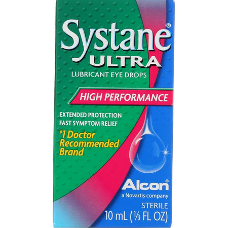 Systane Ultra Eye Drops Lubricant High Performance - 3 Pack x 10 mL [.33 fl oz] Bottles Healthcare Alcon   