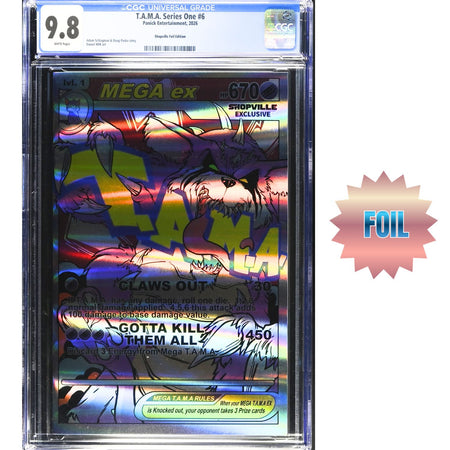 T.A.M.A.: #6 [Matthew Waite CGC 9.8 Shopville Exclusive Foil] 2025 Comics Panick Entertainment