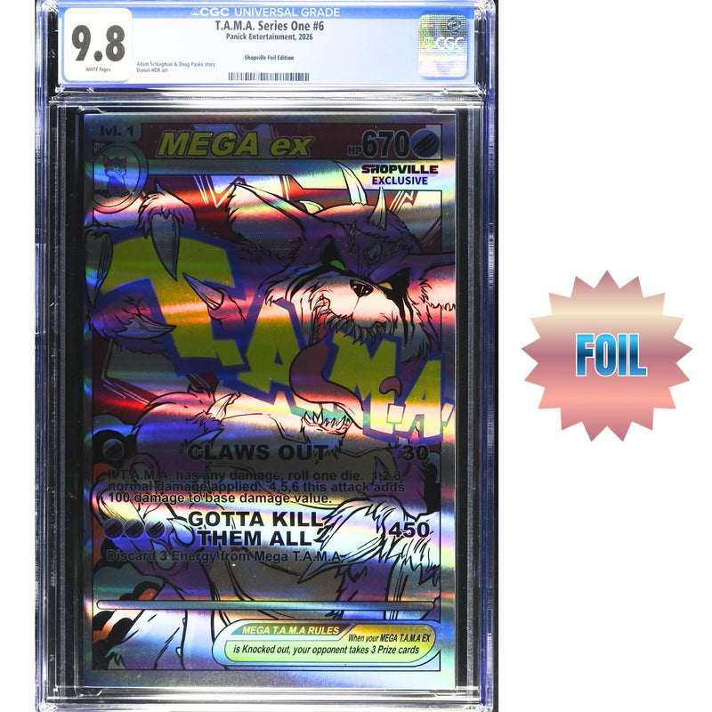 T.A.M.A.: #6 [Matthew Waite CGC 9.8 Shopville Exclusive Foil] 2025