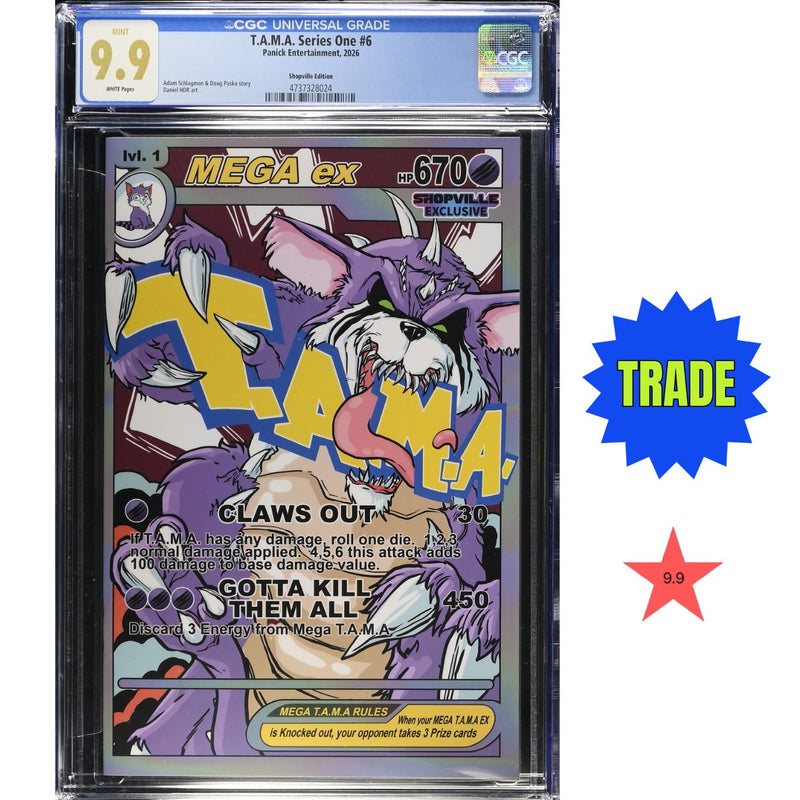 T.A.M.A.: #6 [Matthew Waite CGC 9.9 Shopville Exclusive] 2025