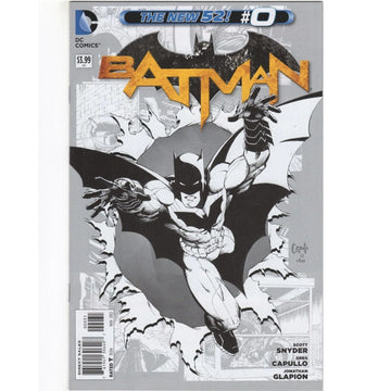 Batman: #0 [Capullo B&W CVR C - 1:100] 2011