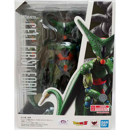 Tamashii Nations: Dragon Ball Z Cell First Form - Reissue S.H.Figuarts Action Figure Toys & Games Bandai Namco