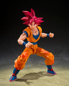 Tamashii Nations: Dragon Ball Super - Super Saiyan God Son Goku - God Aura S.H. Figuarts Toys & Games Bandai Namco