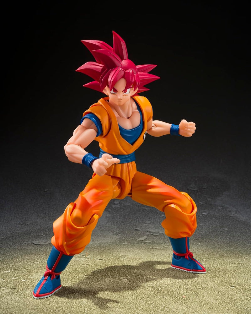 Tamashii Nations: Dragon Ball Super - Super Saiyan God Son Goku - God Aura S.H. Figuarts Toys & Games Bandai Namco