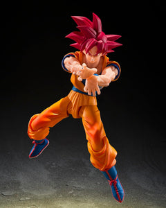 Tamashii Nations: Dragon Ball Super - Super Saiyan God Son Goku - God Aura S.H. Figuarts Toys & Games Bandai Namco