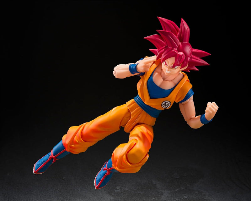 Tamashii Nations: Dragon Ball Super - Super Saiyan God Son Goku - God Aura S.H. Figuarts Toys & Games Bandai Namco