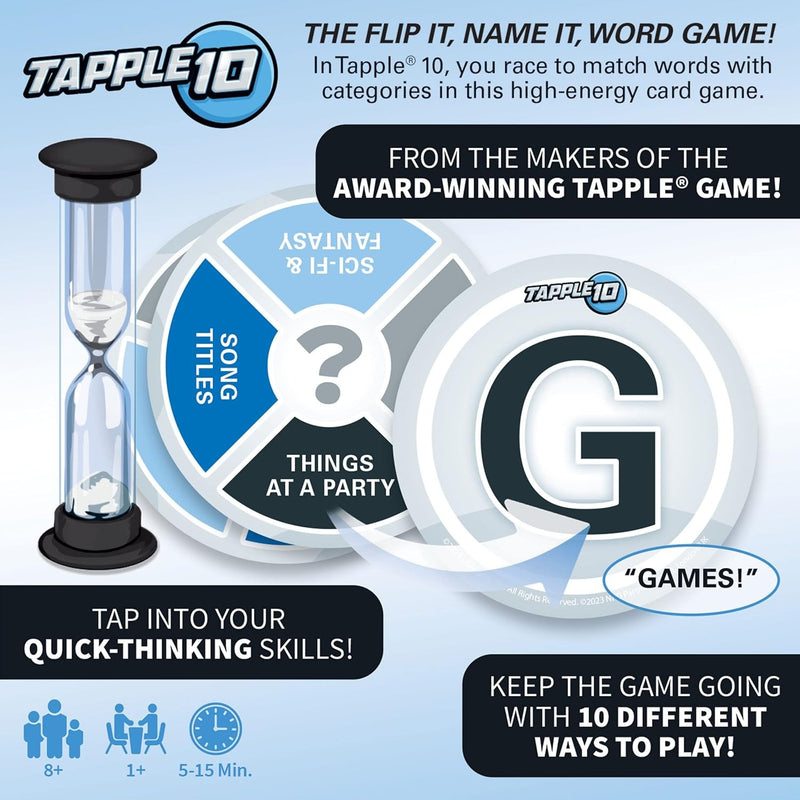 Tapple 10 [Board Game, 1-8 Players] Board Game OPGames