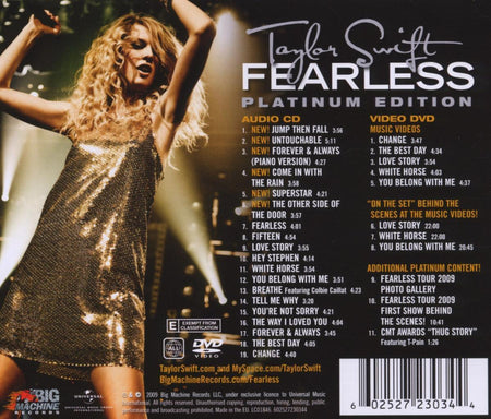 Taylor Swift - Fearless - Platinum Edition [Audio CD] Music (CD) Universal   